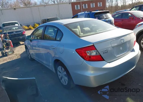 2012 Honda Civic Lx из США, поврежденный, VIN JHMFB2F57CS002550